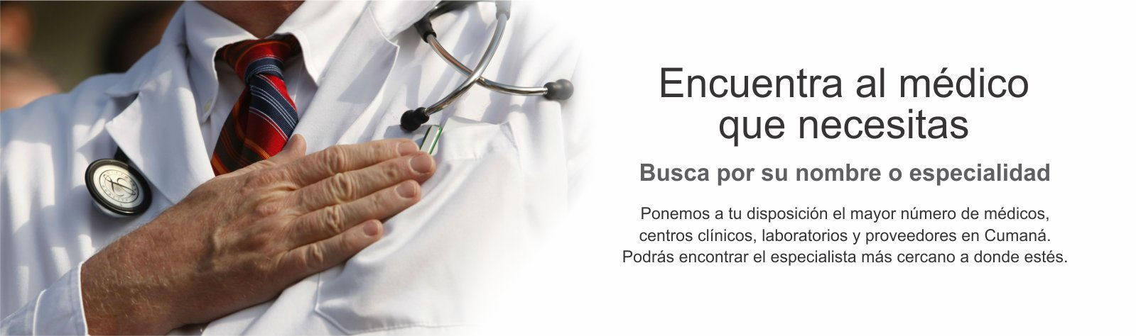 Encuentra al médico que necesitas